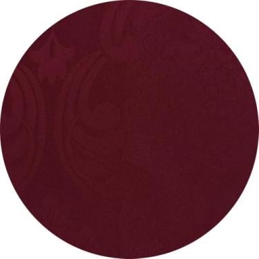 Imagem de Tecido Jacquard Jacar Medalhão Adamasco ou Adamascado Brocado 2,80 Metros de Largura Para Toalha de Mesa, Cortina, Forrar Almofada Cadeira Sofá 1 metro (Marsala025)