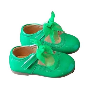 Imagem de Sapatos De Couro Para Meninas Em Cores Candy, Confortáveis E Macios, S