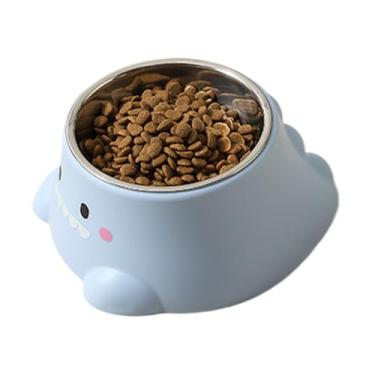 Imagem de Tigela de água para gatos, tigela de água para cães – Prato de alimentação antiderrapante para animais de estimação idosos, filhotes, gatinhos, vários gatos, viagens, acampamento
