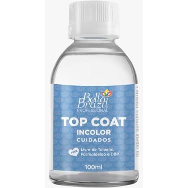 Imagem de Esmalte Bella Brazil Profissional Top Coat Incolor 100ml