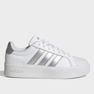 Imagem de Tênis Adidas Streettalk Bold Feminino, Bege, 35