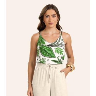 Imagem de Blusa de Alça Feminina Endless em Viscotorcion Verde, G, Verde