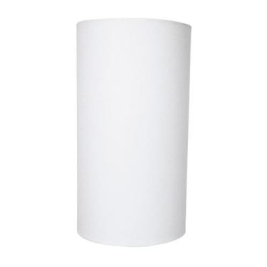 Imagem de Cúpula de Abajur luminaria 22x13x13cm tecido Algodão Soquete Importado