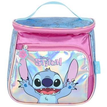 Imagem de Lancheira Escolar Termica STITCH Disney Holografico Roxo Luxcel