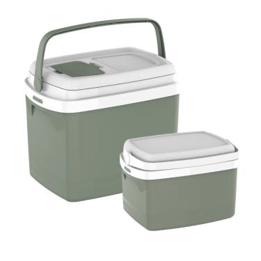Imagem de Combo Caixa Termica 32l / 12l Fig Green Soprano