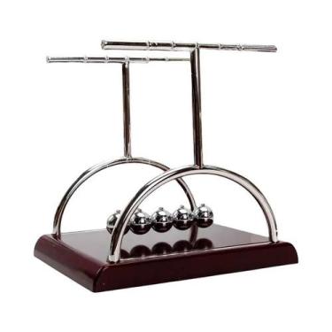 Imagem de Pêndulo De Newton Com Bolas De Aço Para Decoração De Casa, Movimento P