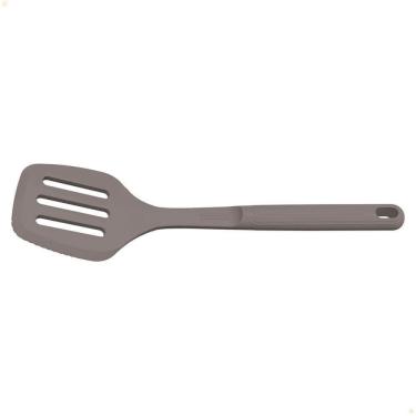 Imagem de Espátula Vazada Tramontina Softta Em Silicone Cinza 25850160