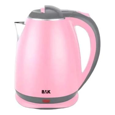 Imagem de Chaleira Elétrica BAK, Rosa 1,8L, 127V