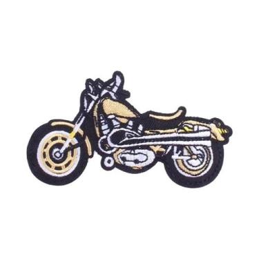 Imagem de Patch Bordado Estilo Punk Para Motocicleta, Termocolante Para Roupas, 