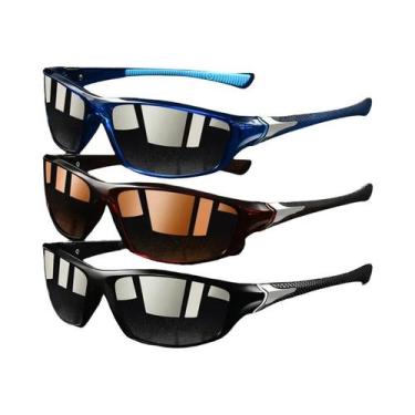 Imagem de Óculos De Sol Esportivos Vintage Unissex Anti-reflexo Para Pesca, Corr