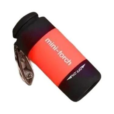 Imagem de Lanterna LED Micro Recarregável À Prova d'Água Com Chaveiro Para Camin