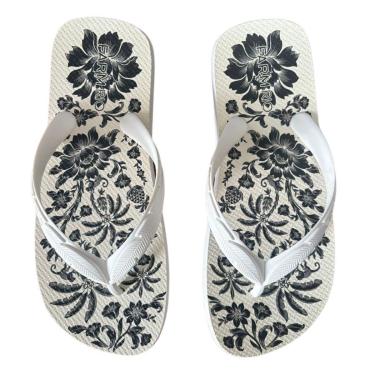 Imagem de Sandália Farm Salto Rasteiro Guanacaste Feminino Branco-Feminino