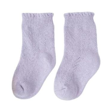 Imagem de Meias De Algodão Respiráveis Para Bebês Meninos E Meninas, Meias Curta