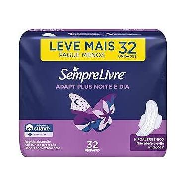 Imagem de Absorvente sempre livre adapt plus noturno suave noite e dia c/32