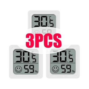 Imagem de Mini Termômetro Digital LCD E Higrômetro: Medidor De Temperatura E Umi