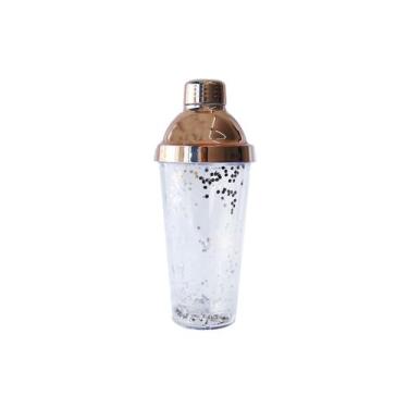Imagem de Coqueteleira De Plástico Com Detalhes 380ml - Casita, Gold Rose