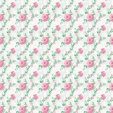 Imagem de Papel De Parede Floral Rosas Vermelhas Autocolante Sala