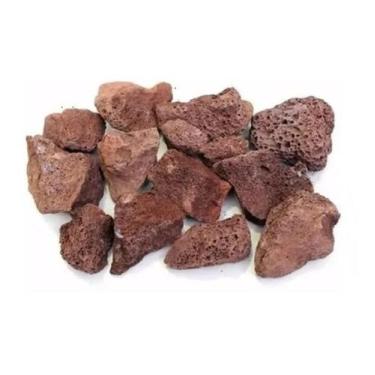 Imagem de 1 Kg Pedra Vulcânica Marrom Lareira Churrasqueira - VALCONEX