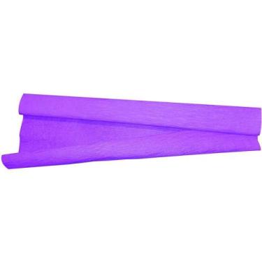 Imagem de Papel Crepom 48CM X 2,00M Roxo - Pacote com 10 Unidades - VMP