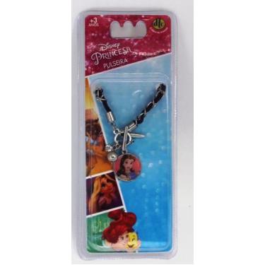 Imagem de Acessórios Colar Pulseira Metálicos Princesas Disney, Pulseira bela