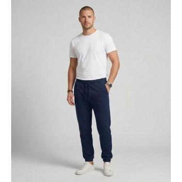 Imagem de Calça Masculina Moletom Felpado Diametro Azul, G, Azul