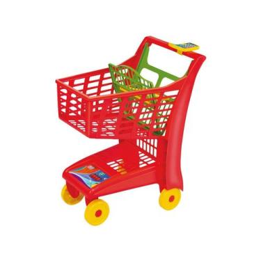Imagem de Carrinho de supermercado infantil Market rosa 871 Magic Toys