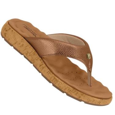 Imagem de Chinelo Modare 7222.101 Feminino, Ouro rosado, 35