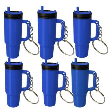 Imagem de Kit Chaveiros Estilo Copo Rosqueável  Acessório Criativo para Bolsas, 