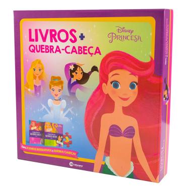 Imagem de Livro - Box de Livros e Quebra cabeça das Princesas