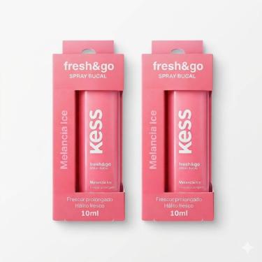 Imagem de 2UN Spray Bucal Kess Fresh&Go Melancia Ice