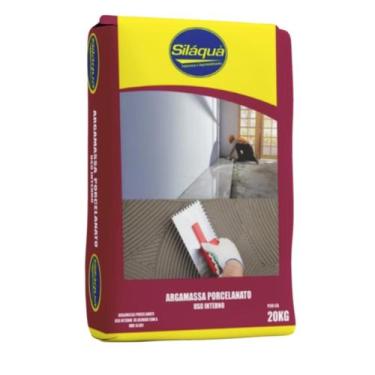 Imagem de Argamassa Super Cola AC3 Porcelanato Interna Massa 20kg - SILAQUA