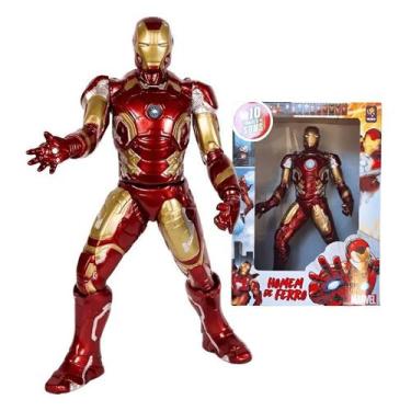 Imagem de Boneco Homem De Ferro Gigante 45cm Com Sons E Frases Mimo