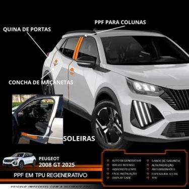 Imagem de Película PPF concha soleira quina colunas Peugeot 2008 GT 25 - Ultimat