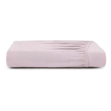 Imagem de Lençol Elástico Altenburg Malha Algodão Rose -, Solteiro King