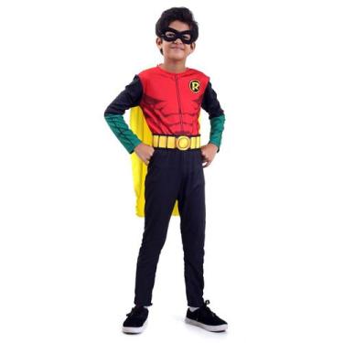 Imagem de Fantasia Robin Longo Infantil - Original - Dc comics, UNICA, P