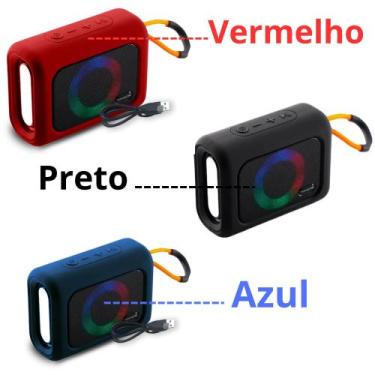 Imagem de Caixa de Som Portátil entrada USB para Pen drive e um slot para cartão