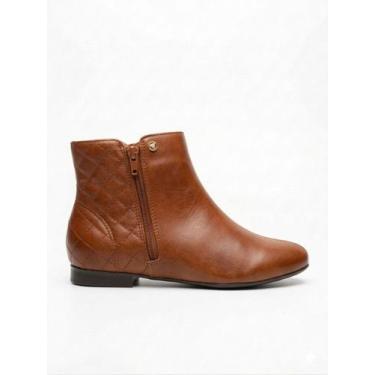 Imagem de Bota Feminina Via Uno Cano Curto Rasteira 072104, 37, Sella