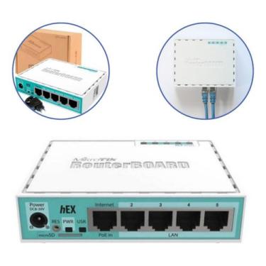 Imagem de Roteador Mikrotik - Routerboard Rb 750gr3 Hex 880mhz 256mb