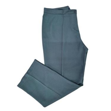 Imagem de Calça Capri Social Feminina Microfibra Two Way Corte Reto com Cores Pl