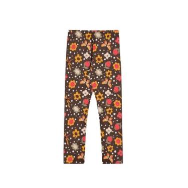 Imagem de Calça legging infantil apeluciada Alakazoo ref 66236, 12, Marrom