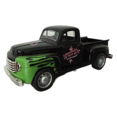Imagem de Carrinho Miniatura PickUp Metal Caminhonete Antiga Coleção - Dexin, Pr