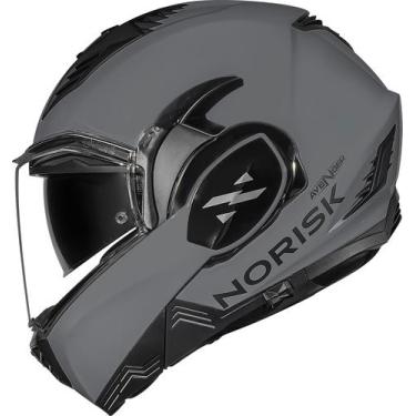 Imagem de Capacete Norisk Avenger Monocolor Nardo Grey Articulado, 56