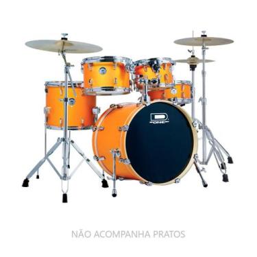 Imagem de Bateria Acústica D One Rocket DR22 OSS Orange Sparkle Satin
