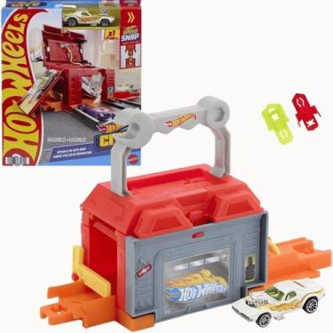 Imagem de Hot Wheels City Pista Oficina Reparo Mecânico 3+ JHL43Mattel