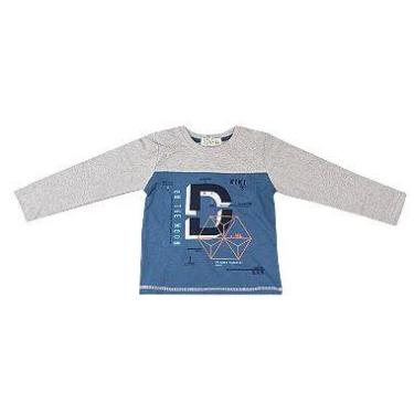 Imagem de Camiseta Infantil Menino D Kiki  - kiki & Mily, Cinza, 8