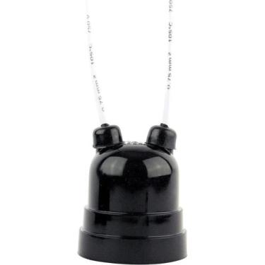 Imagem de Soquete Pendente com Rabicho Termoplast Preto 43.0it com 10 Peças - Fo