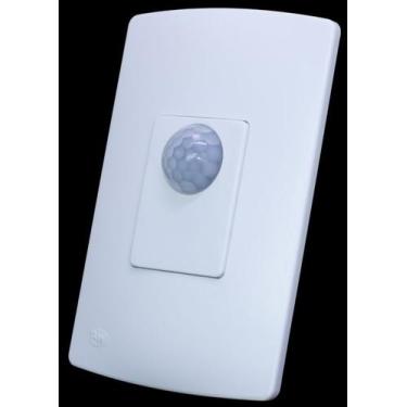 Imagem de Sensor De Presença 4x2 Iluminação Com Fotocélula Cor Branco - PW