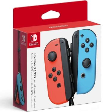 Imagem de Controle Switch Joy-Con Vermelho e Azul Neon, NINTENDO