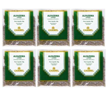 Imagem de Chá Alfazema Flores Natural Kit 6 Pacotes Chamel