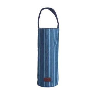 Imagem de Bolsa Térmica ACasa Poliéster Azul para 1 Garrafa